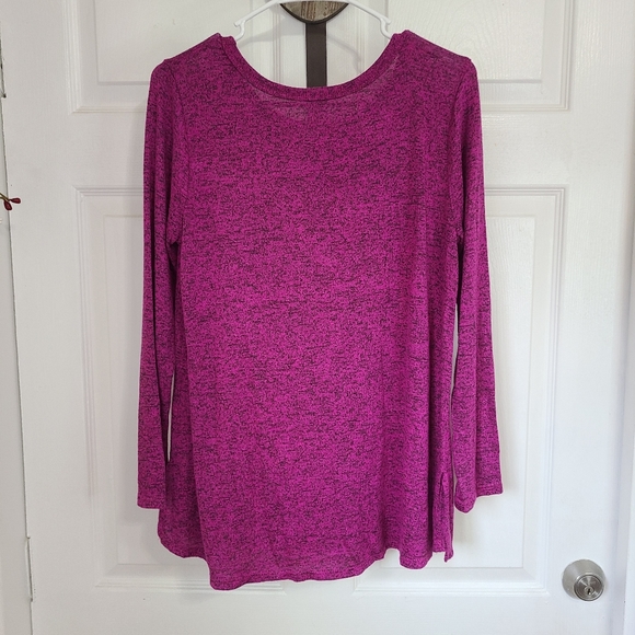 Cha Cha Vente Woman's Long Sleeve Blouse, Size: PM Color: Purple - Picture 14 of 14